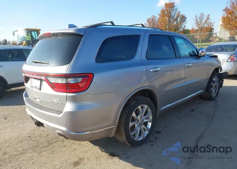 2016 Dodge Durango Citadel Anodized Platinum z USA, uszkodzony, nr VIN 1C4SDJET6GC402572